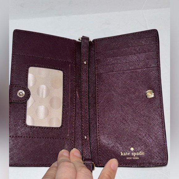 Kate Spade Crossbody Bag Wallet Plum - Picture 5 of 10